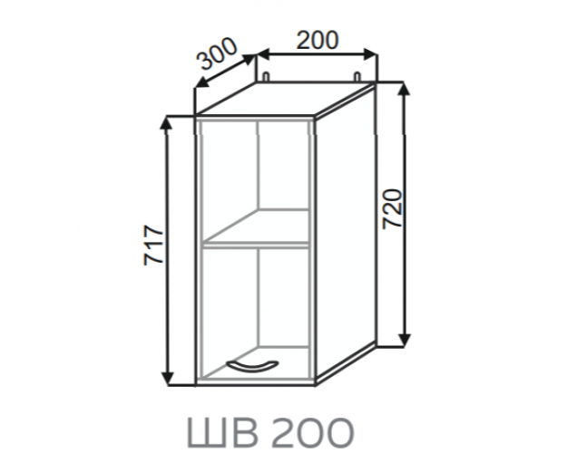 Шкаф Арина ШВ 200