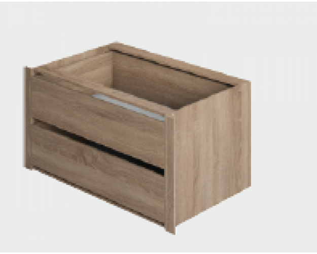 Модуль с ящиками для 2-х дверного шкафа Локер 388/776/471 Дуб Сонома