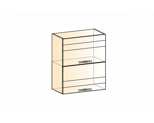 Мечта шкаф навесной L600 H720 2 дв.гл.гориз. 16.20
