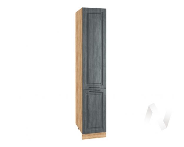 Либерти Шкаф пенал 400, ШП 400 Н (Холст грей/корпус крафт)