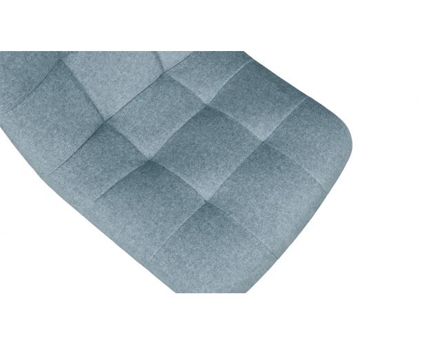 Стул «Райс» К1С Белый/Микровелюр Duna Dustry Blue