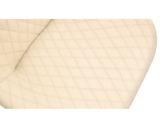 Стул «Оливер» К3 Черный/Кожзам Polo Cream