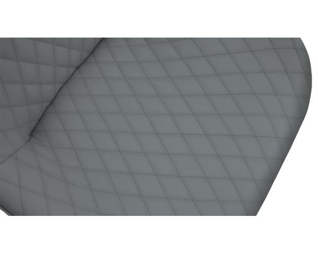 Стул «Оливер» К1С Черный муар/Кожзам Polo Graphite