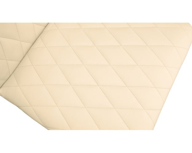 Стул «Стенли» К1С Черный муар/Кожзам Polo Cream